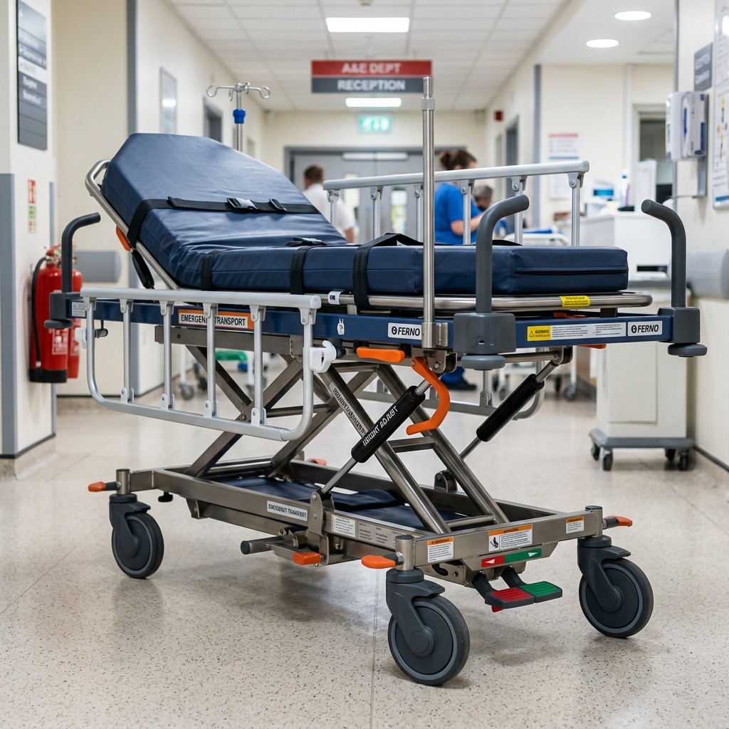 CPR Emergency Quick Release Motorized ICU Bed