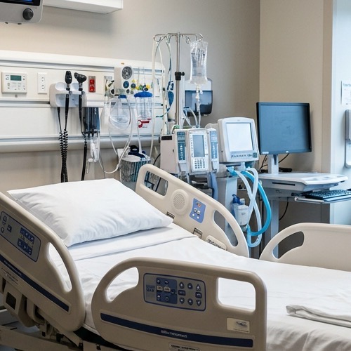 Nurse Control Panel Integrated Electric ICU Bed