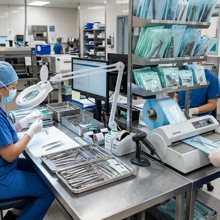 Dual Mode Sensor & Knee-Operated Scrub Sink with manual override